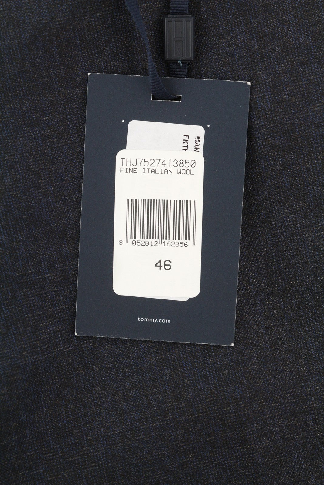 TOMMY HILFIGER x Lardini Men Trousers W31 Blue Cashmere Blend Slim Fit RRP179