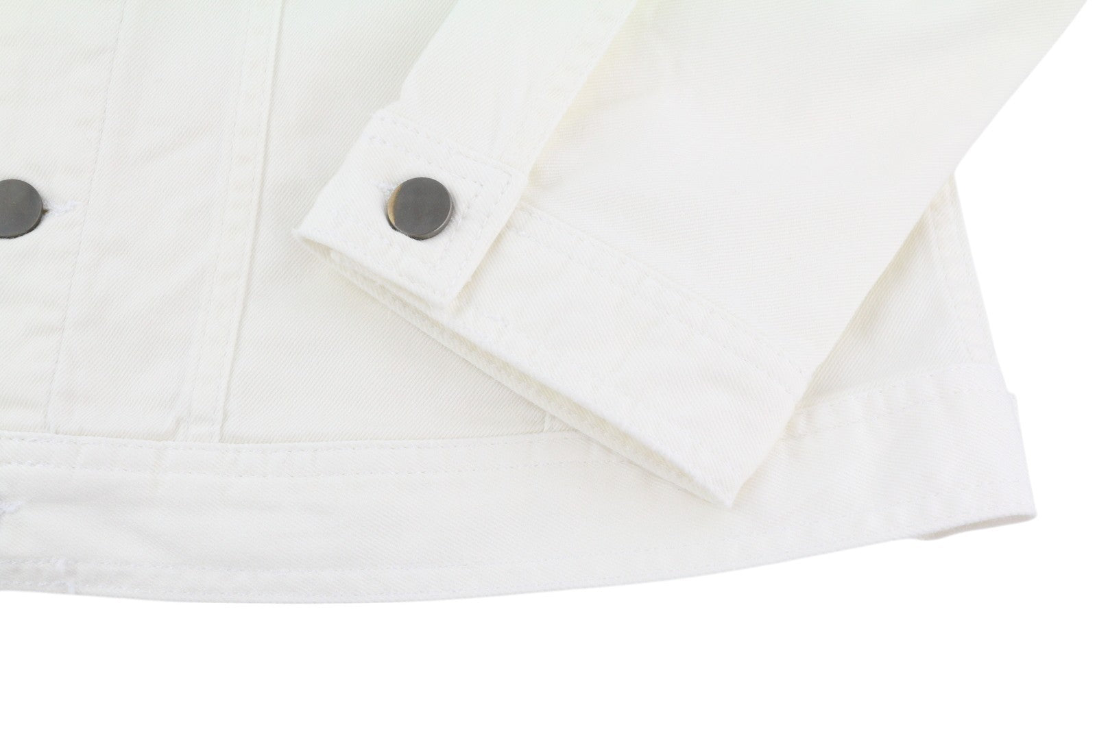 ANTONY MORATO Men Jacket XL White Denim Trucker Button-Up Unlined Unisex