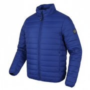 TED LAPIDUS Men Jacket M Blue Down Filled Quilted High Neck Full Zip Puffer