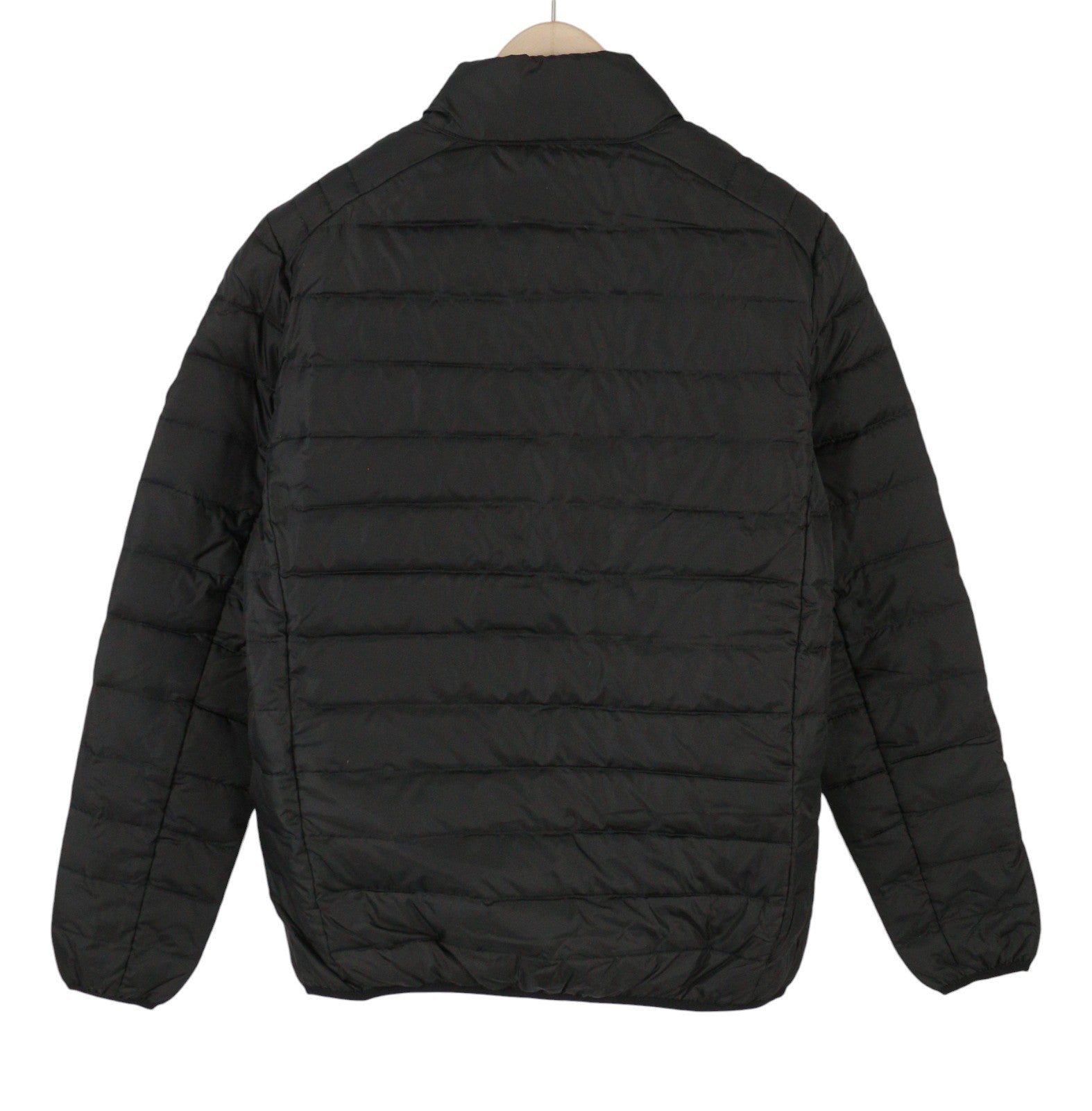 TED LAPIDUS Men Jacket M Black Down Filled Quilted High Neck Full Zip Puffer