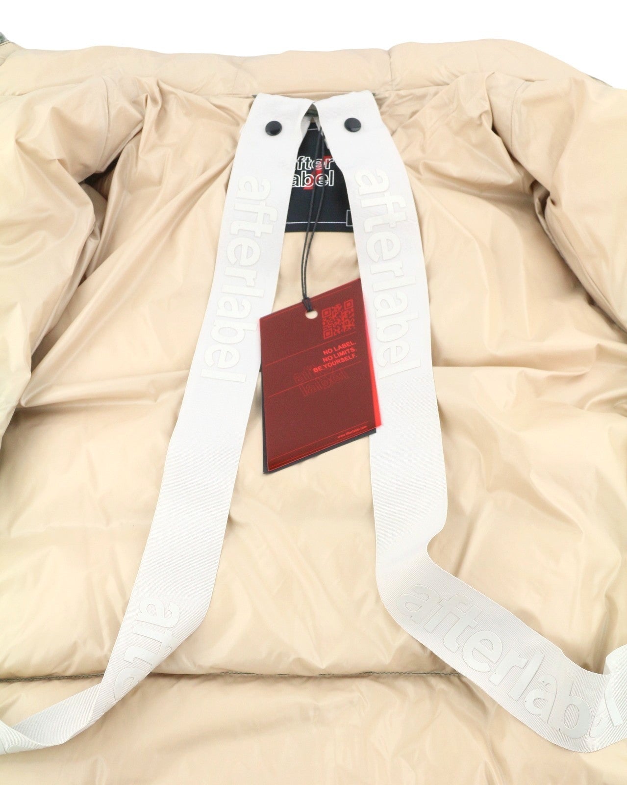 AFTER LABEL Verbier Men Jacket L Green Down Filled Hydrocity Climaheat RRP560