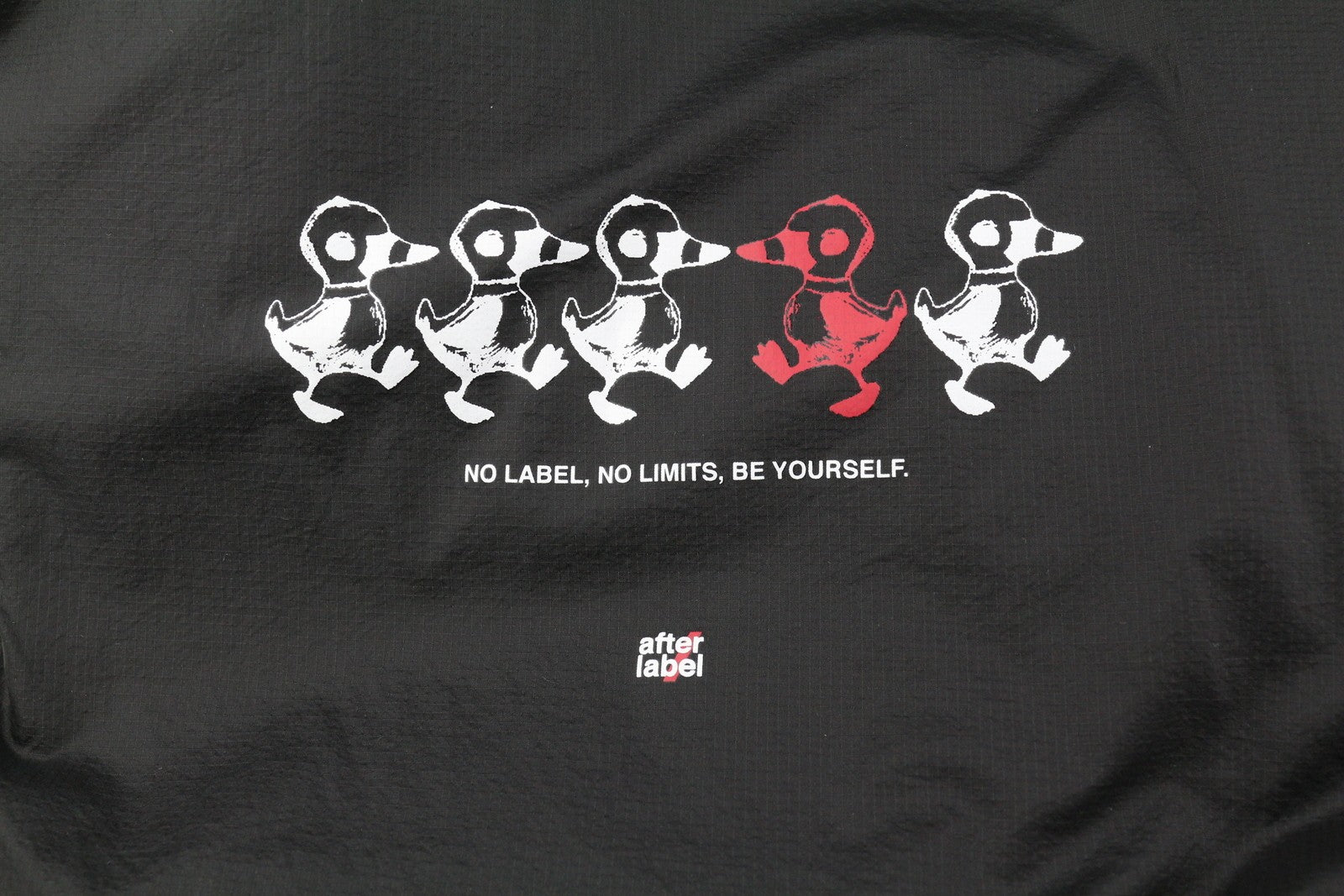 AFTER LABEL Quebec Men Jacket L Black Down Filled Quilted Hooded Puffer RRP500