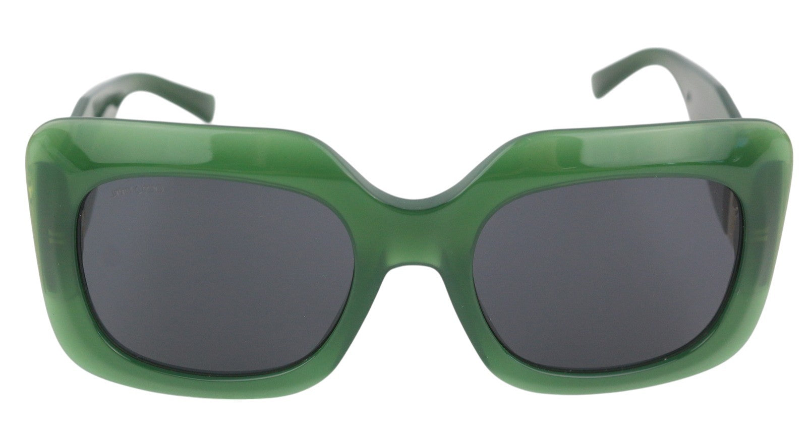 JIMMY CHOO Gaya/S Women Sunglasses OS Green Square Tinted Frame Casual RRP359