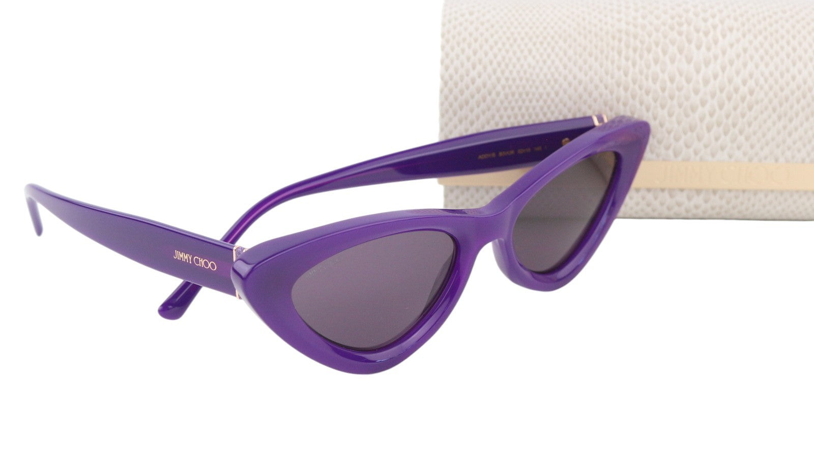 JIMMY CHOO Addy/S Women Sunglasses OS Purple Tinted Cat-Eye Casual RRP315