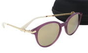 LOVE MOSCHINO MOL008/S Women Sunglasses OS Gold Tone Square Tinted Frame Casual