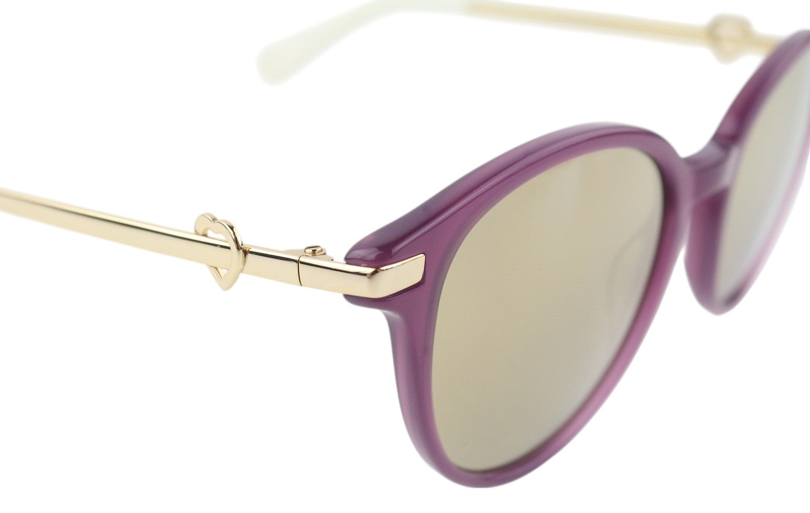 LOVE MOSCHINO MOL008/S Women Sunglasses OS Gold Tone Square Tinted Frame Casual