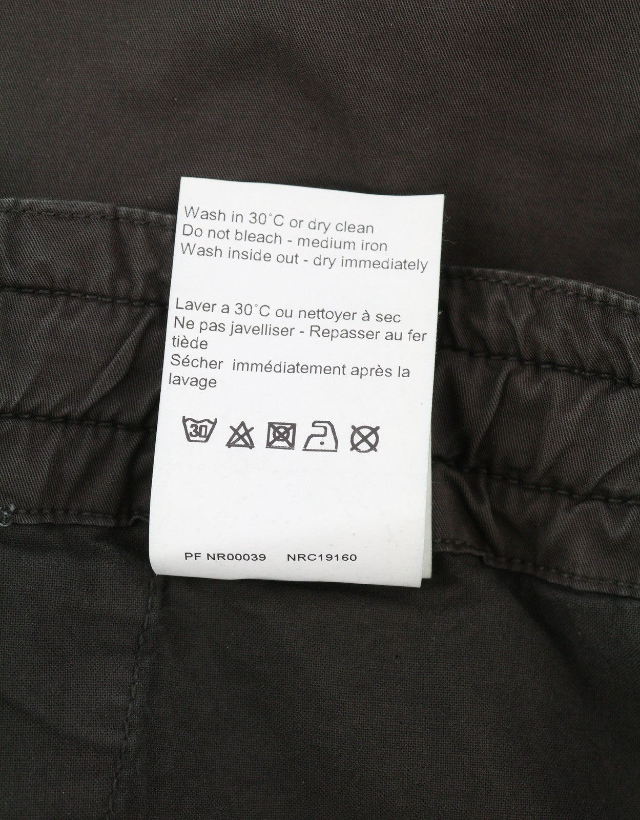 NORSE PROJECTS Evald Work Men Shorts M Brown Pull On Drawstring Casual