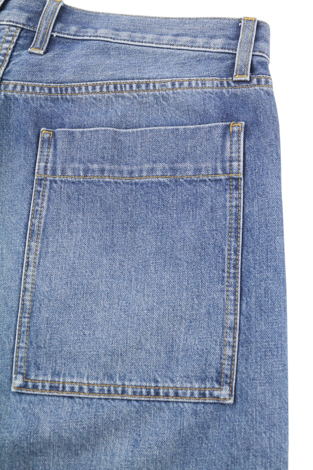 PLAN C Women Shorts 38 Blue Washed Denim Zip Fly Cotton Casual RRP389