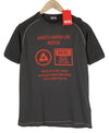 DIESEL T-Dieglan Men T-Shirt M Grey Crew Neck Short Sleeve Tricot Stretch