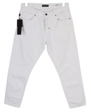 ANTONY MORATO Argon Men Jeans W30 White Slim Fit Ankle Button Fly Denim