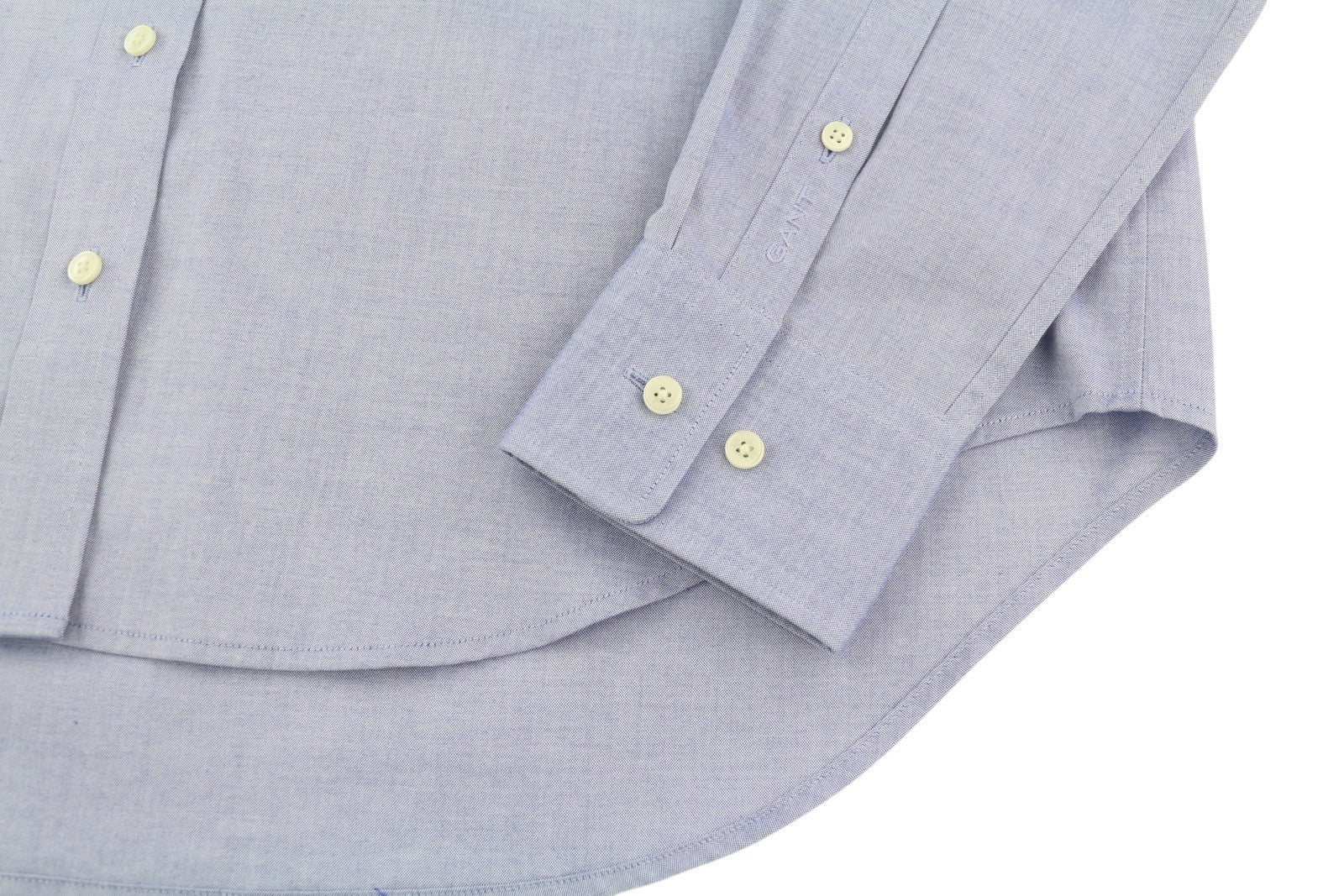 GANT Oversized Collar Relaxed Women Shirt EU36 Blue Long Sleeve Button-Up