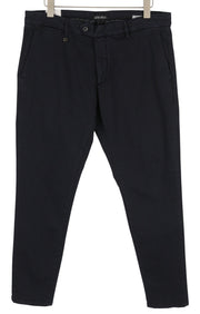 ANTONY MORATO Bryan Men Trousers W40 Dark Blue Skinny Stretch Zip Fly