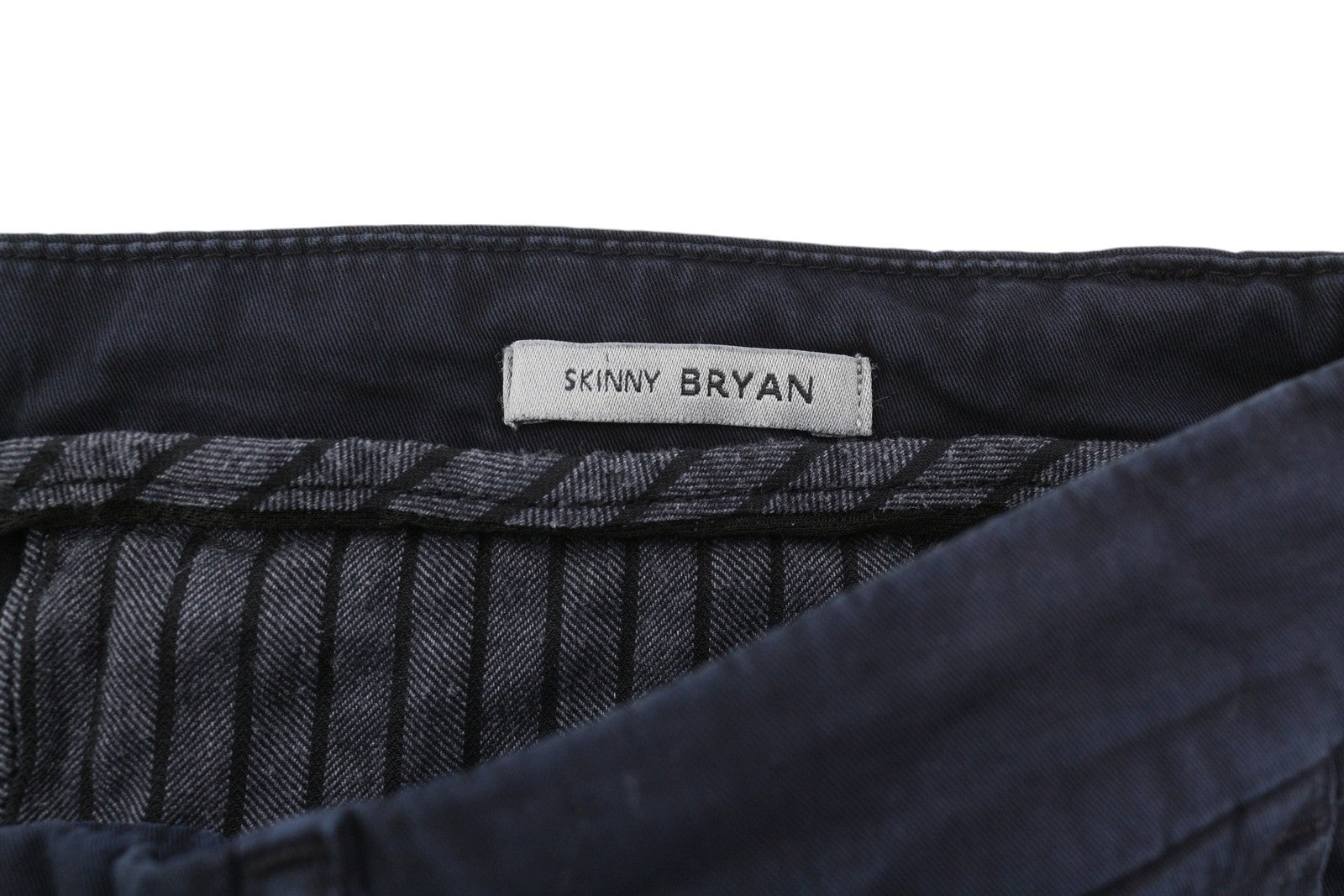 ANTONY MORATO Bryan Men Trousers W40 Dark Blue Skinny Stretch Zip Fly