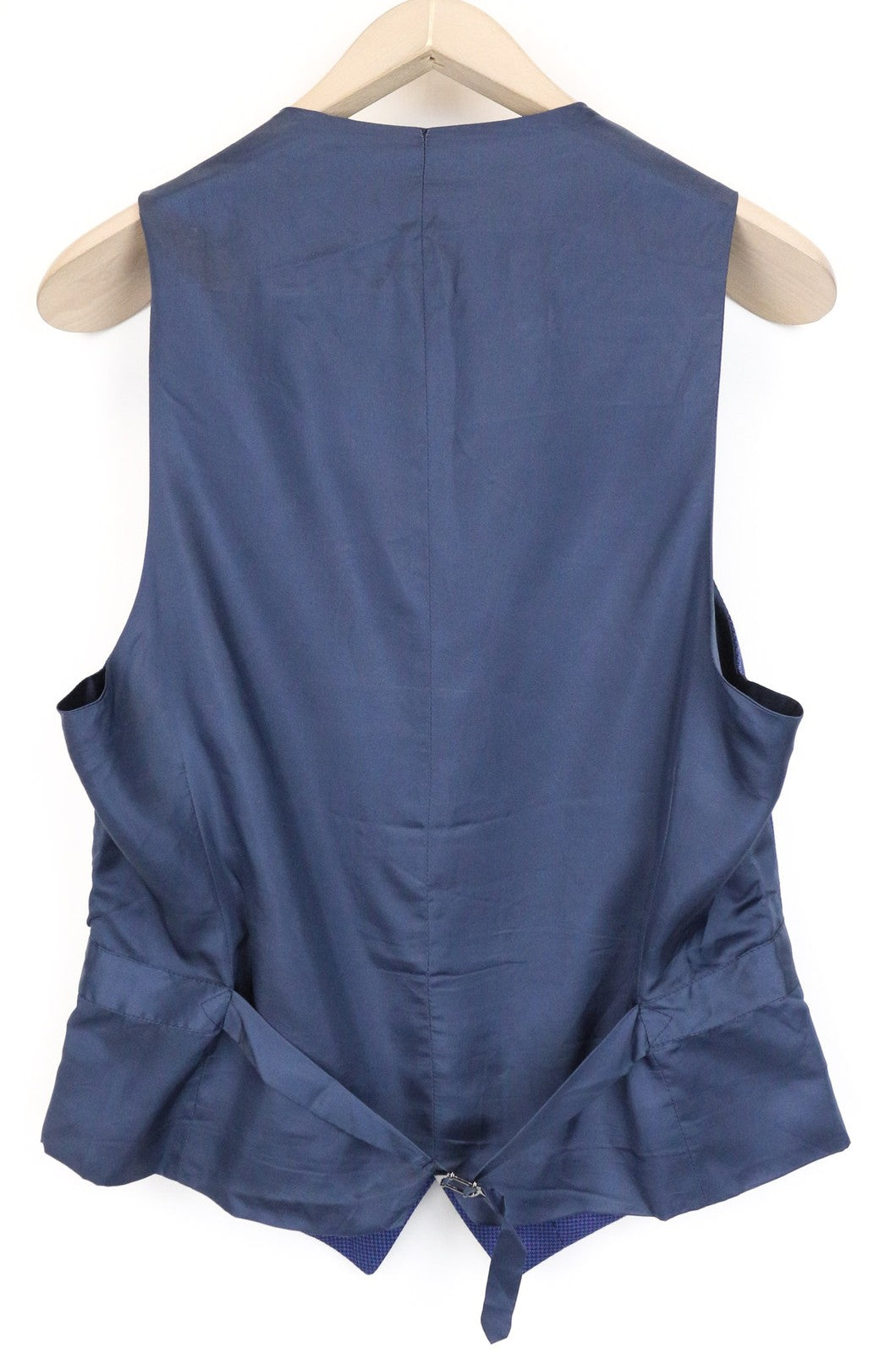 SUITSUPPLY Havana Men's Blazer UK36R Blue Slim Wool Silk Houndstooth 2Pc Suit