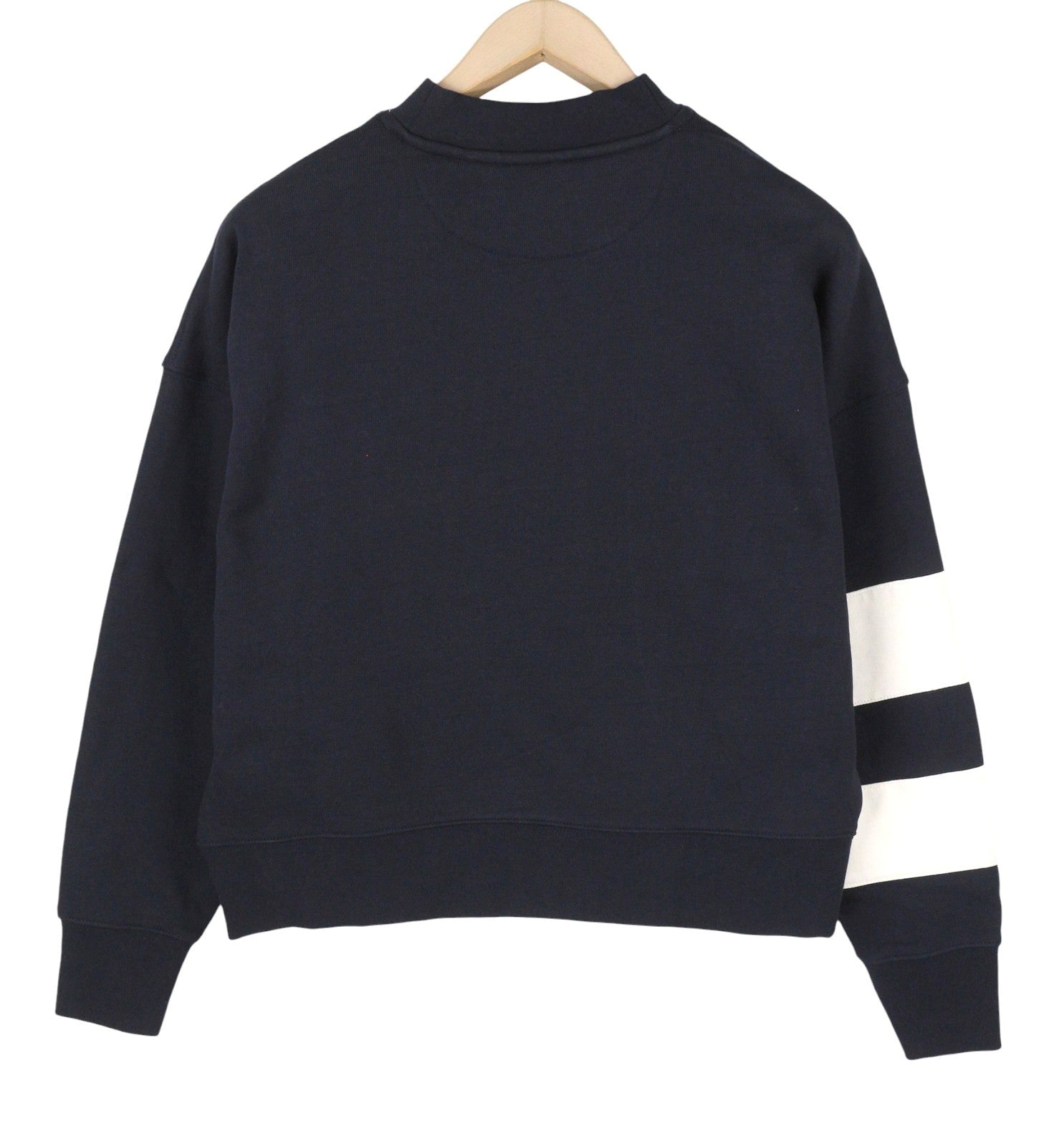 GANT Retro Logo Block C-Neck Women Sweatshirt S Evening Blue Oversized Pull On