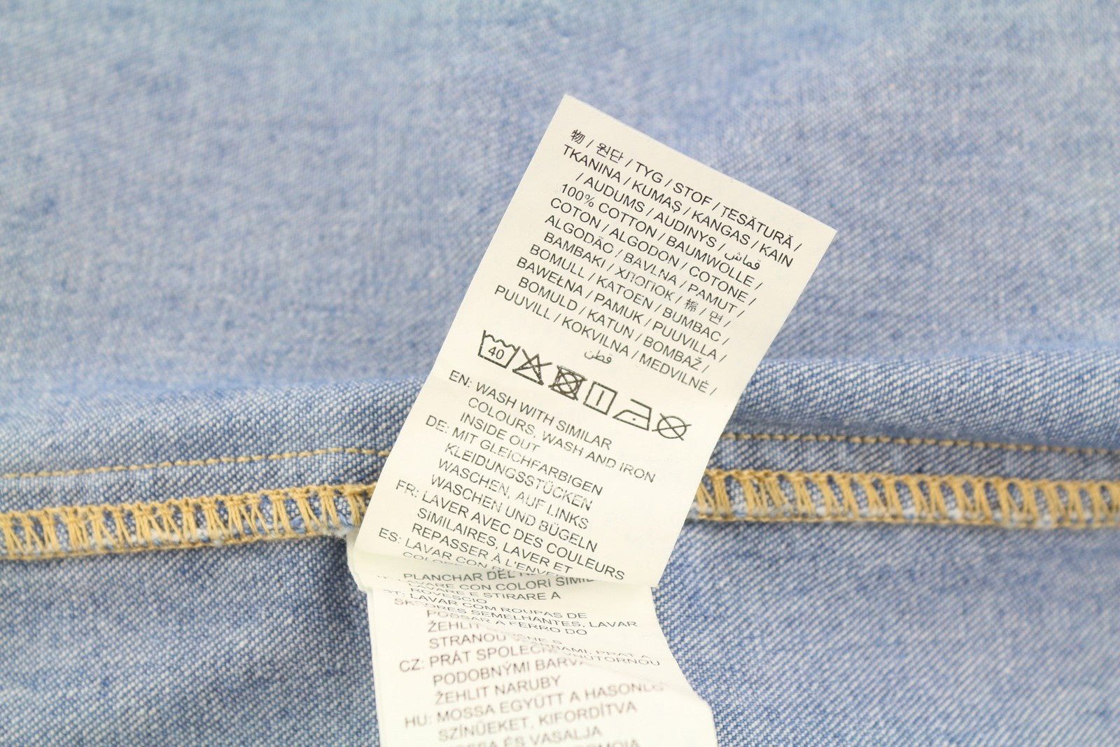 GANT Relaxed Denim Women Shirt EU36 Indigo Western Look Patch Pockets Blue