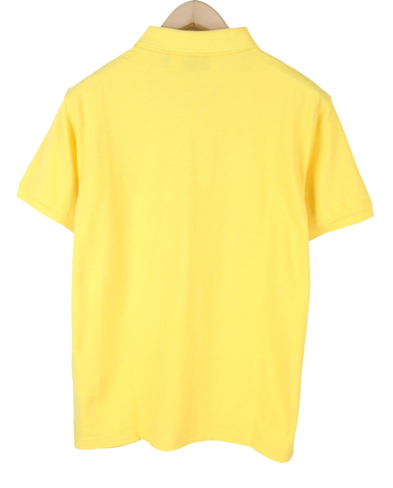 GANT Summer Pique SS Rugger Men Polos L Brimestone Yellow Logo Short Sleeve