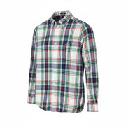 GANT Windblown Flannel Indigo Reg BD Men Shirt S Ivy Green Patch Pocket Buttoned