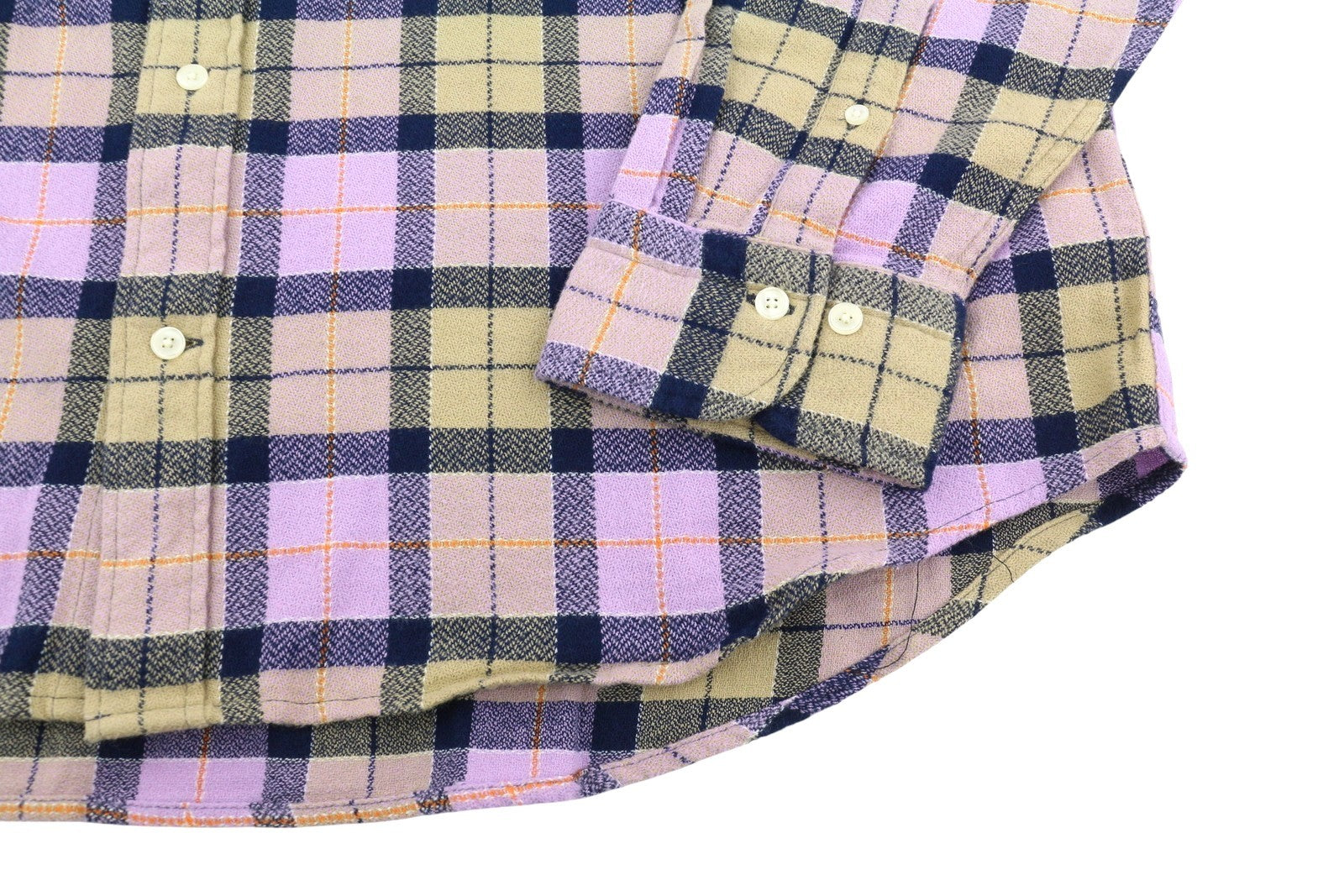 GANT Rel Texture Check Men Shirt XL Orchid Lilac Patch Pocket Button-Up