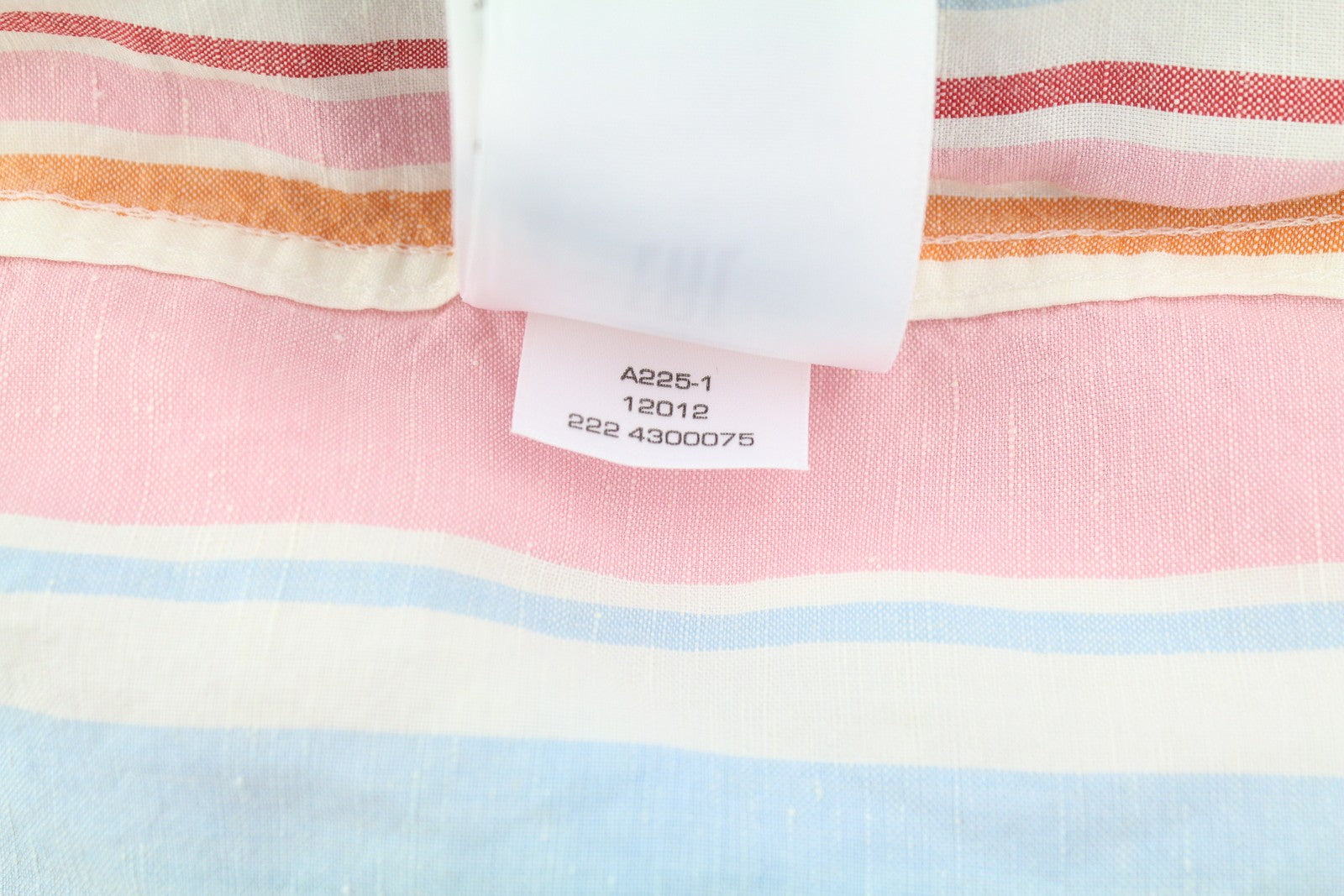 GANT OS Multistripe Women Shirt EU42 Multicolor Button-Up Spread Linen Blend