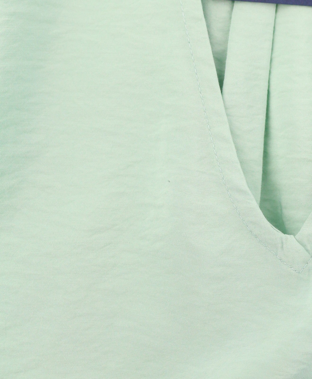 GANT Pop Over Women Blouse EU40 Porcelain Green V-Neck Ties Relaxed 3/4 Sleeves