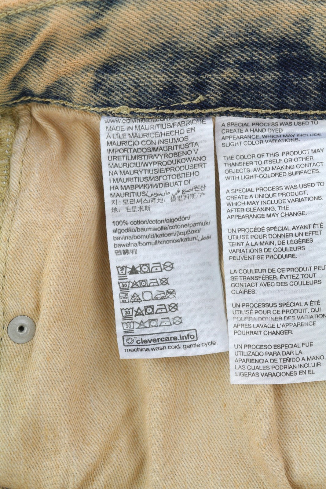 CALVIN KLEIN 90s Straight Men's Jeans W31 Brown Faded RRP119