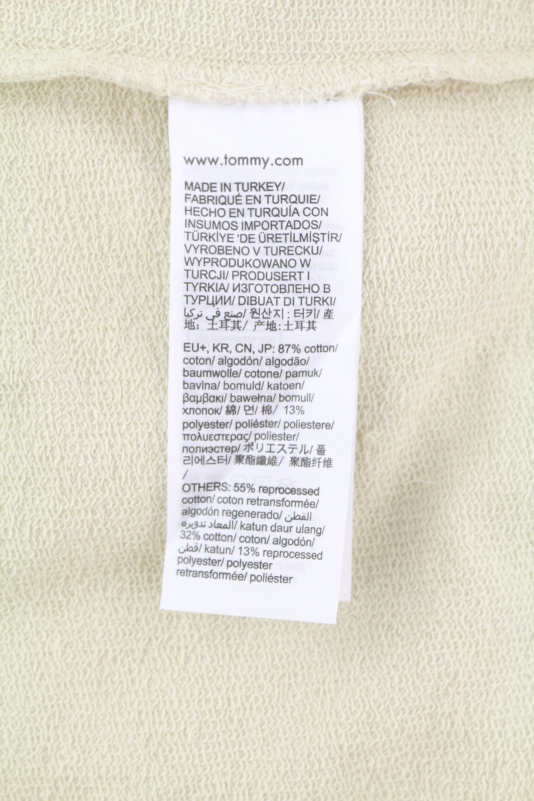 TOMMY HILFIGER RLX Signature Men's Hoodie L White Logo RRP119