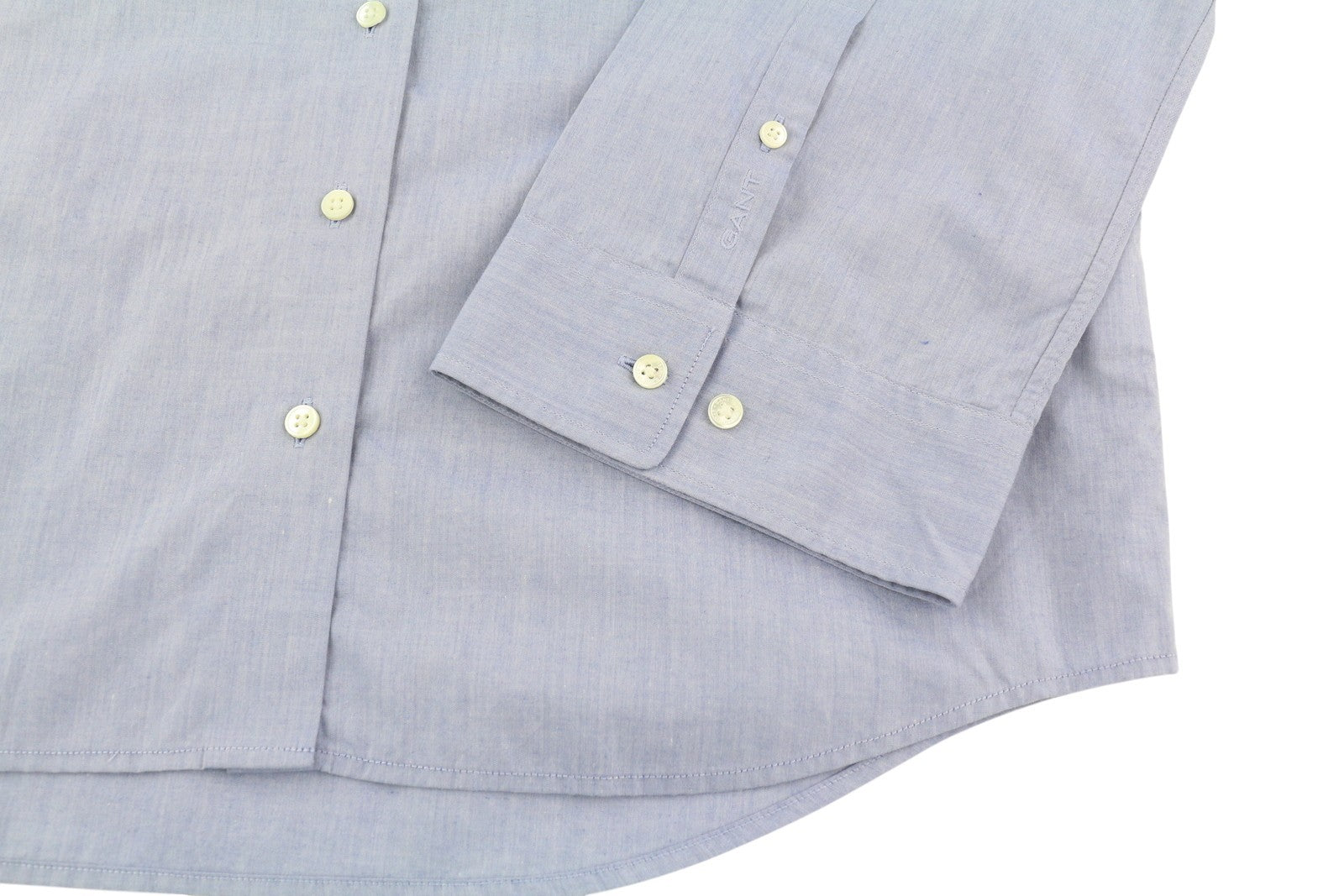 GANT PP Bell Women's Shirt EU36 Blue Spread Collar Button-Up Casual