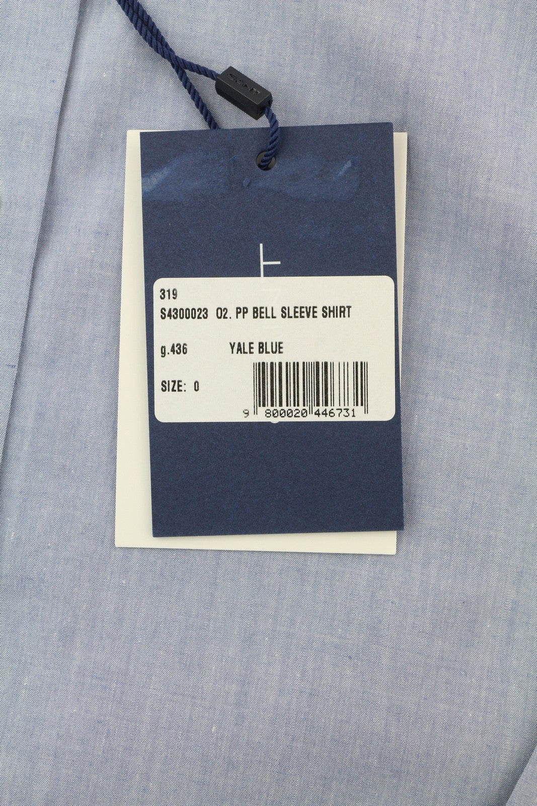 GANT PP Bell Women's Shirt EU36 Blue Spread Collar Button-Up Casual