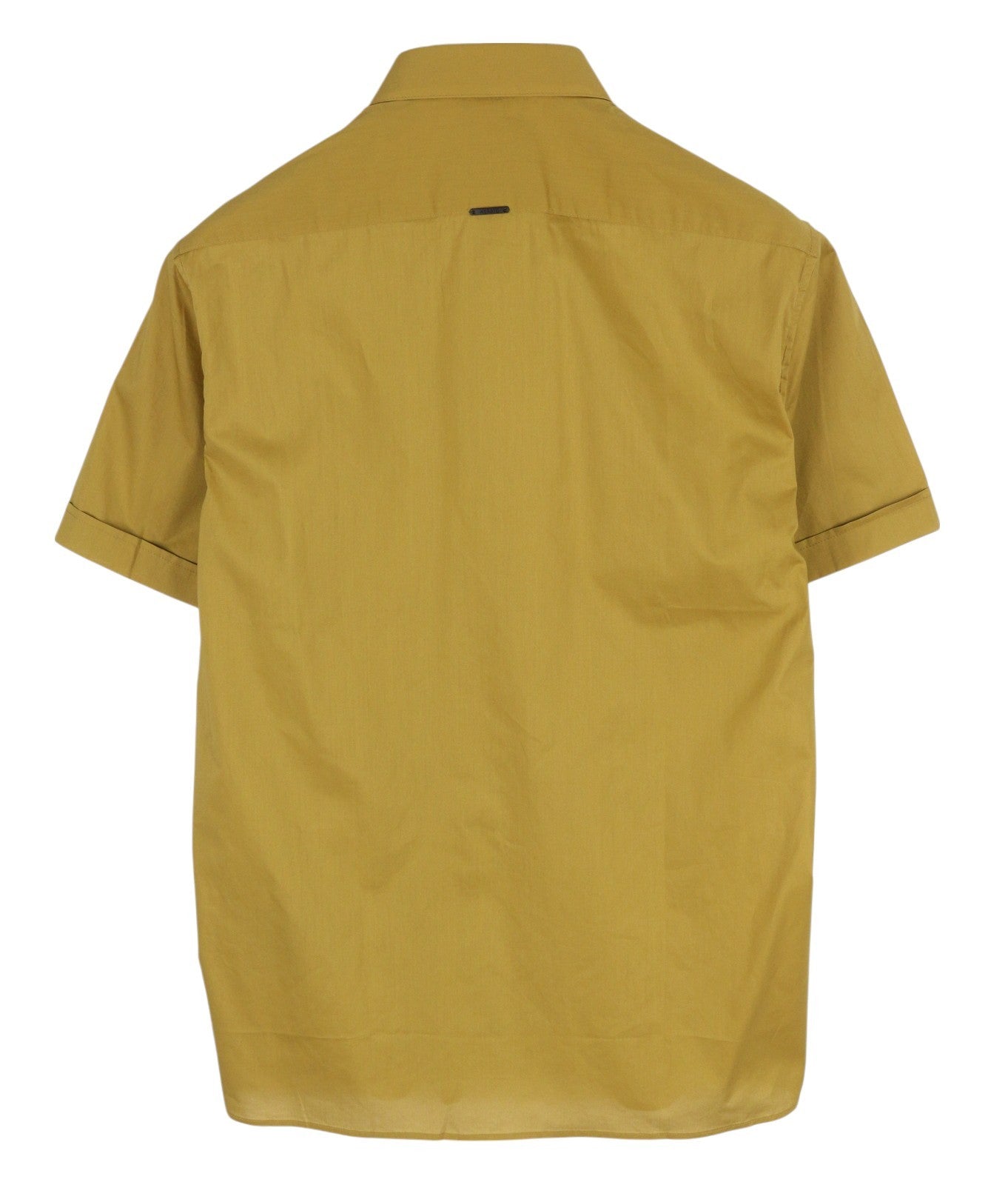 ANTONY MORATO Men's Shirt XL Mustard Button-Down Pocket Short Sleeve