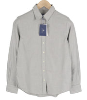 GANT TP Melange Flannel Women's Shirt EU38 Grey Button-Up Casual