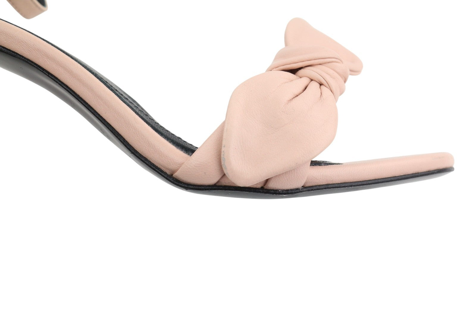 CLAUDIE PIERLOT Alea Women Heel EU39 Pink Goat Leather Details Sandals RRP289