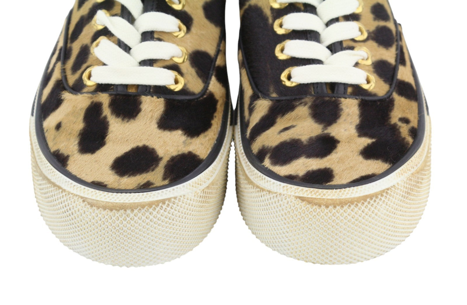 BALLY Lyder-Pyl-W Women Sneakers EU40 Brown Calf Haircalf Laced Low Top RRP749