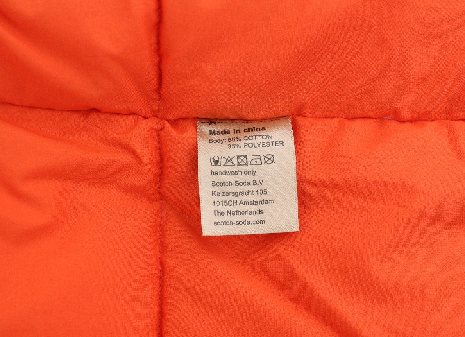 SCOTCH & SODA Men Jacket M Blue Heavy Padded Hooded Mid-Length Parka RRP381