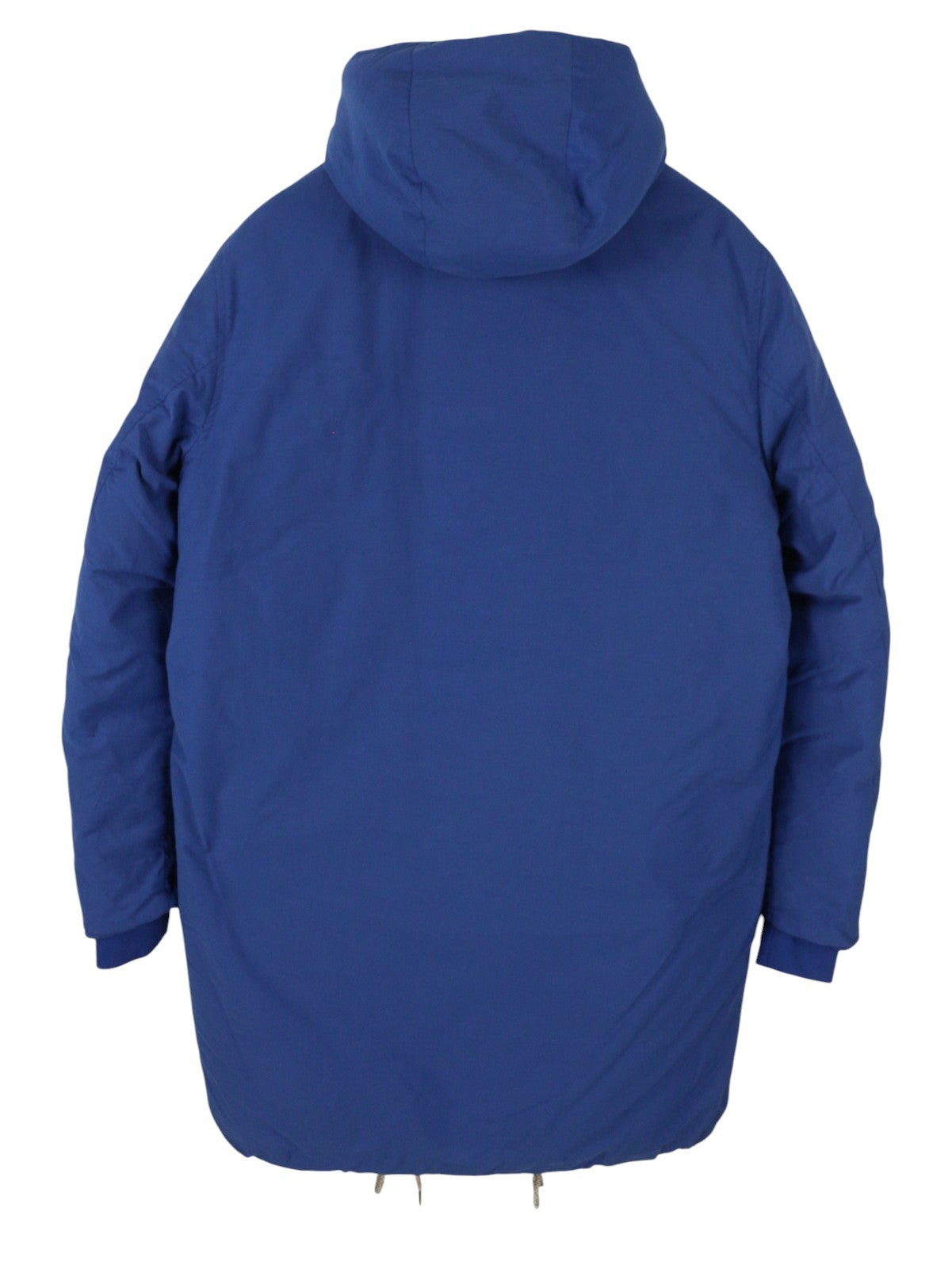 SCOTCH & SODA Men Jacket M Blue Heavy Padded Hooded Mid-Length Parka RRP381