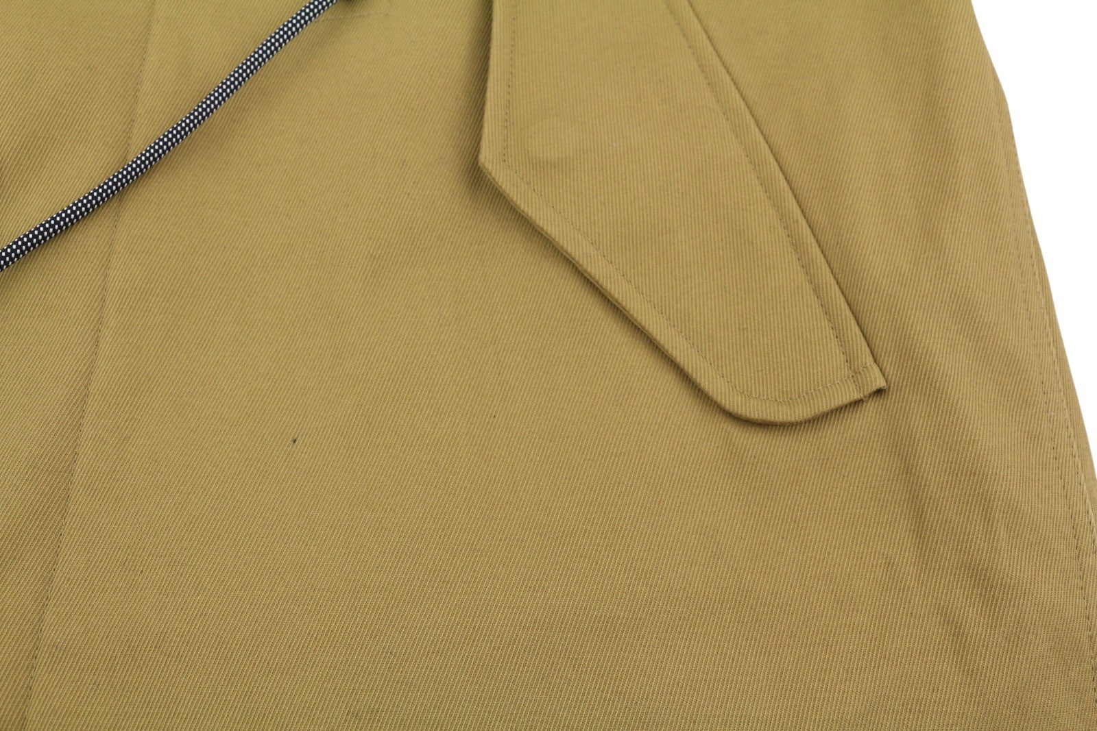 SCOTCH & SODA Atelier Men Jacket M Brown Double Collar Drawstring Waist Peacoat