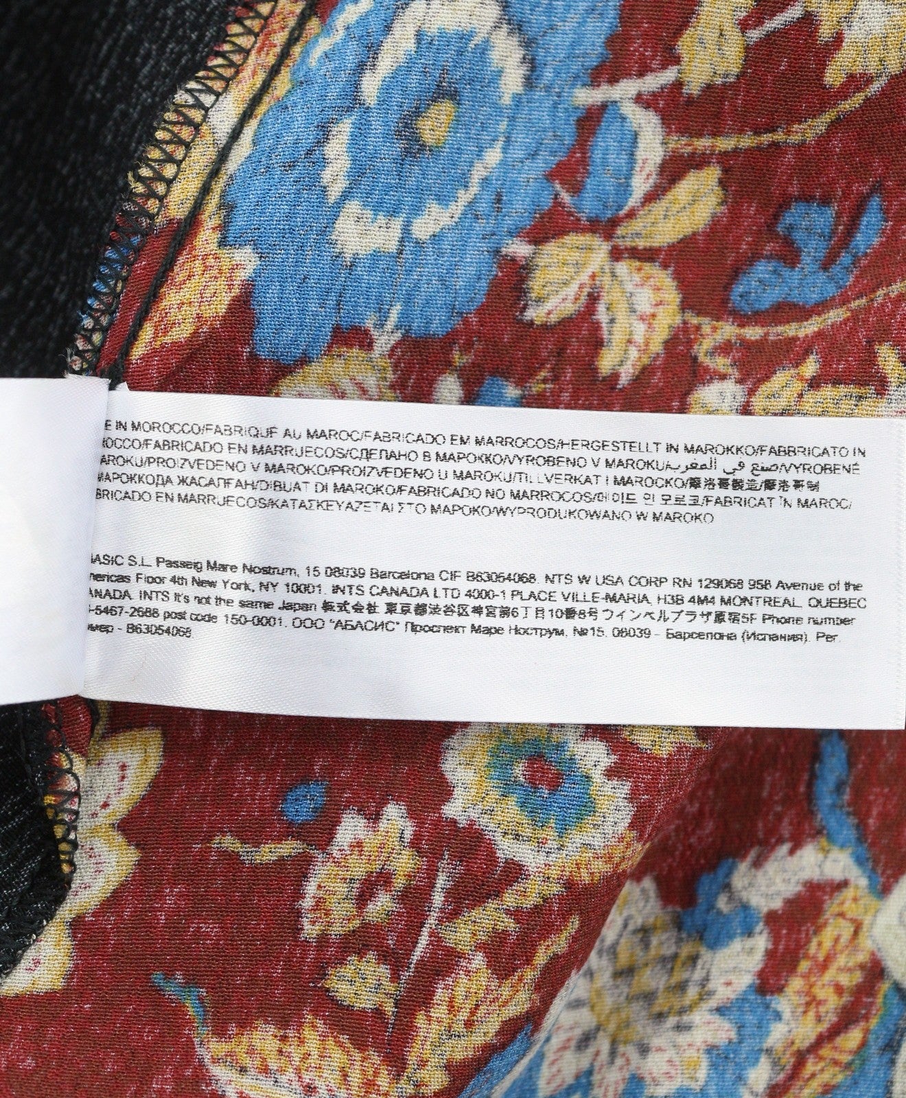 DESIGUAL Blunt Women Skirt S Multicoloured Pattern Asymmetrical Midi