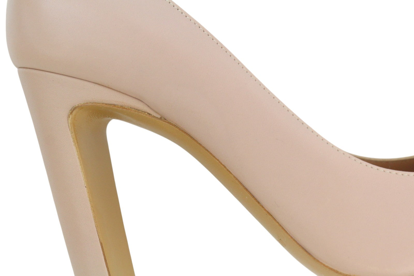 EMPORIO ARMANI X3E340 Women Heels EU37 Light Pink Square Slip On