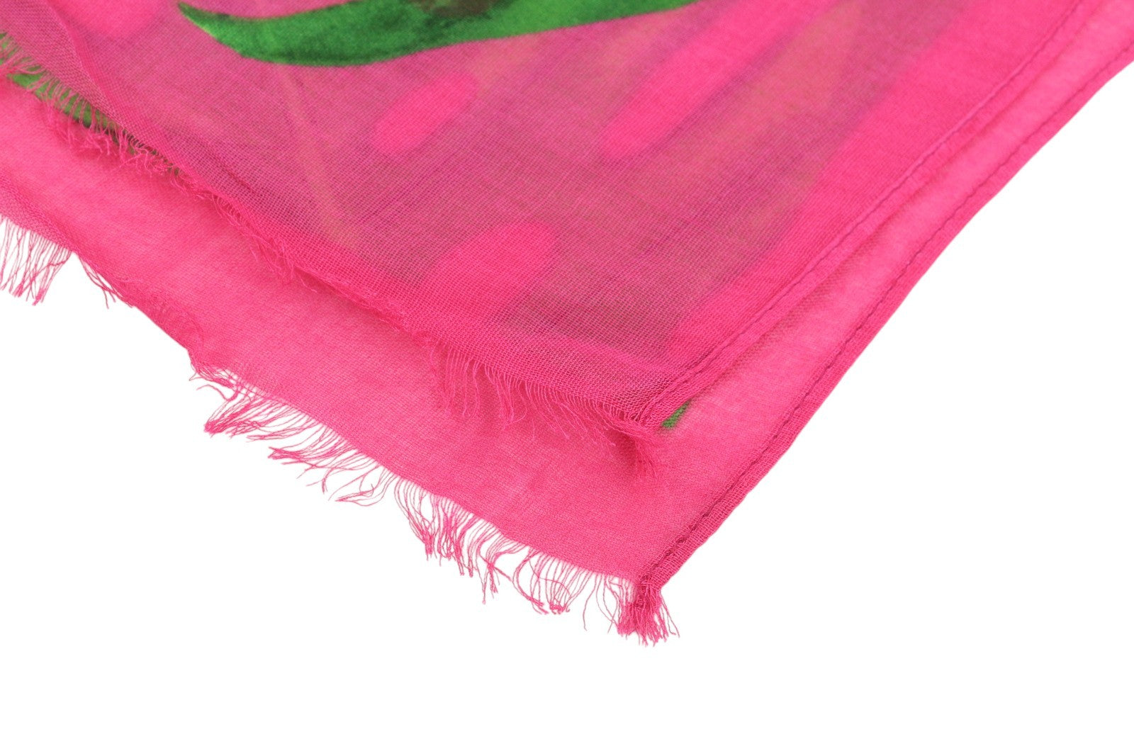 ANTONY MORATO Women Scarf OS Pink Tropical Leaf Cover Up Wrap Beach
