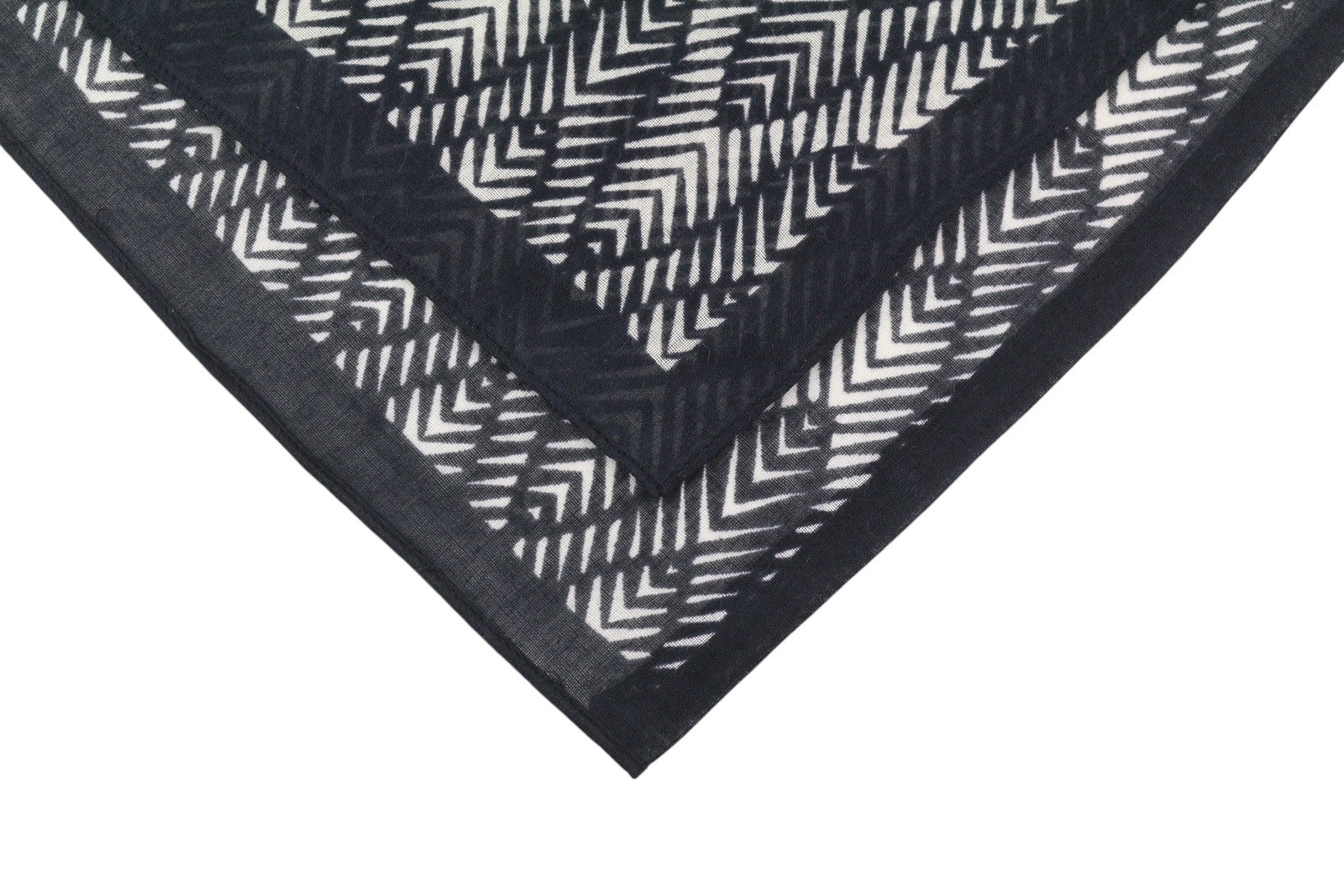 ANTONY MORATO Women Scarf OS Black Pattern Cotton Wrap Dark Unisex