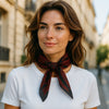 Burgundy Cotton Scarf