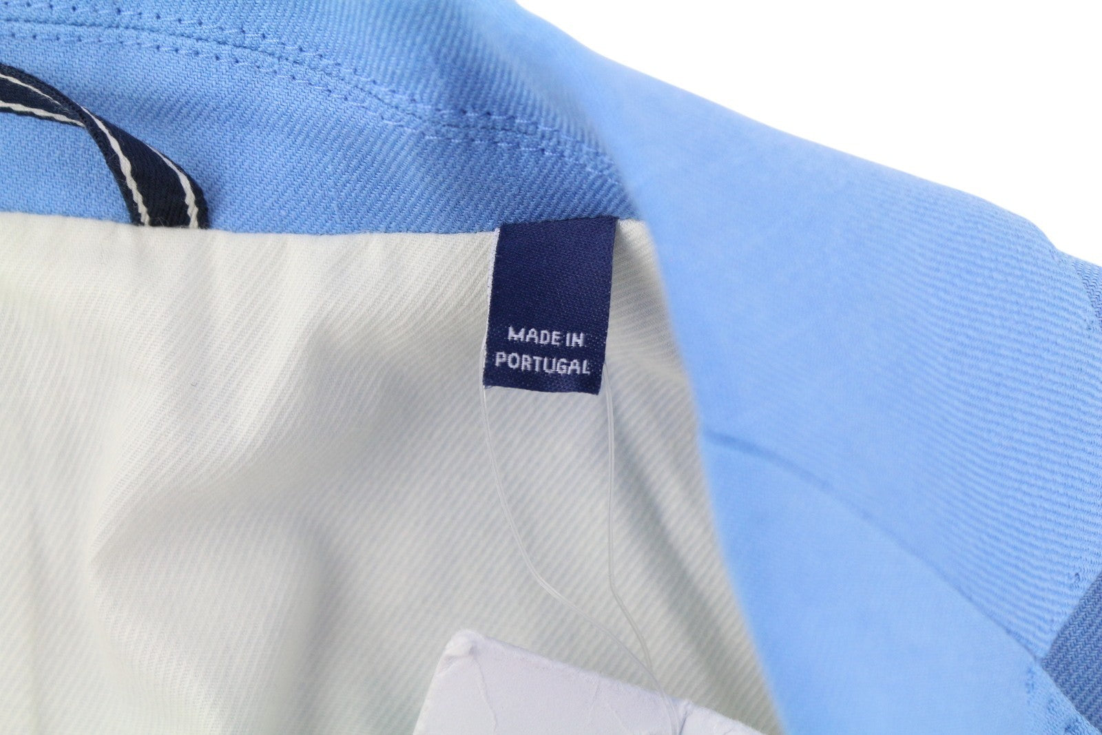 GANT Women Blazer EU34 Blue Linen Blend Notch Lapel Single Breasted Lined