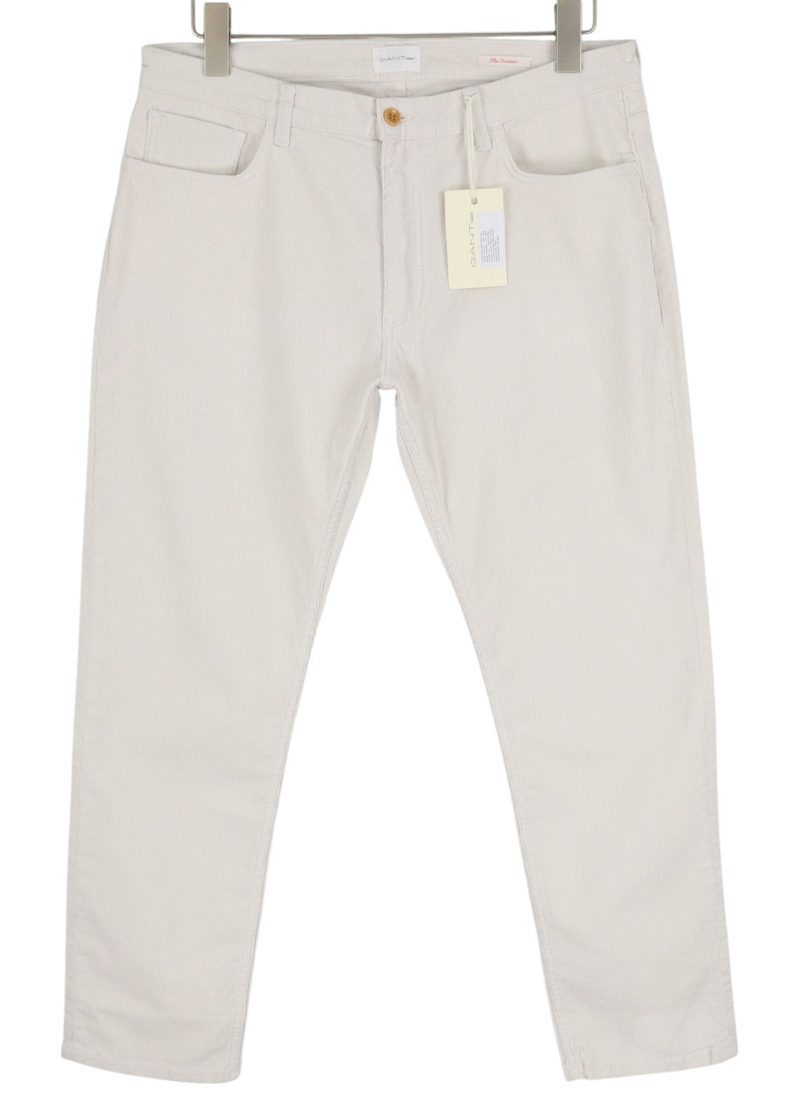 GANT Rugger The Cordster Women Trousers W31/L34 Ivory Cord Zip Ankle