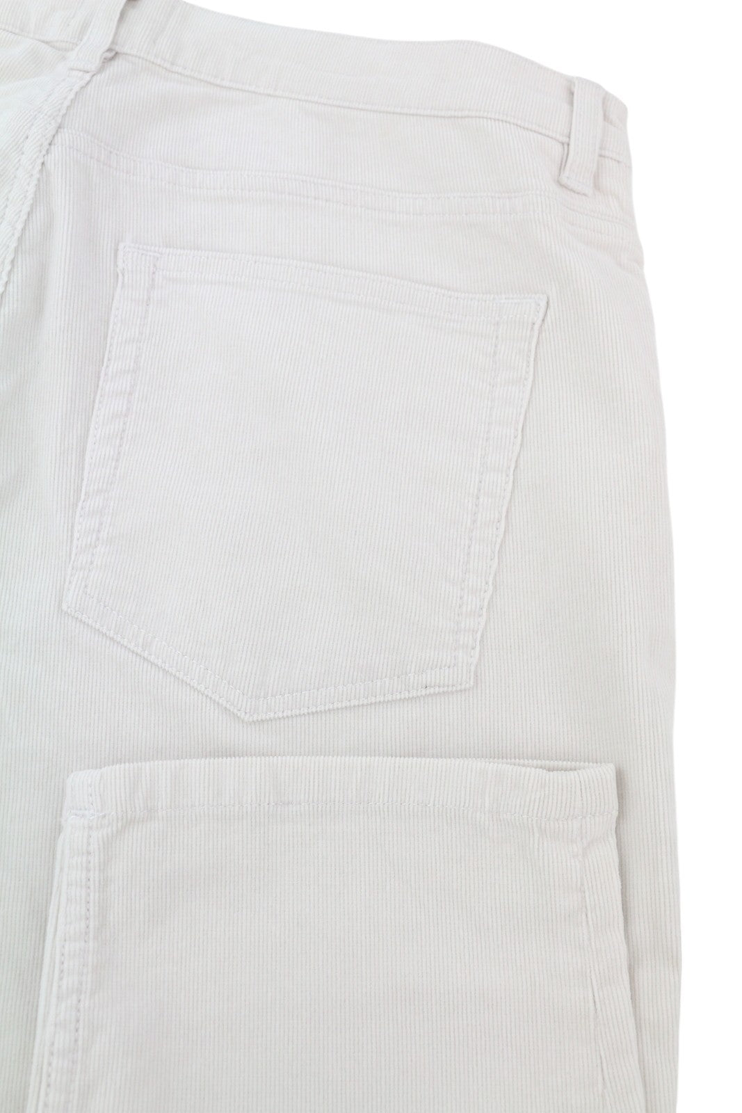 GANT Rugger The Cordster Women Trousers W31/L34 Ivory Cord Zip Ankle