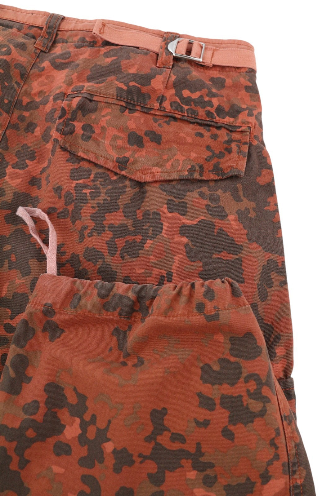 DIESEL P-Atlan-Pat Men Trousers W31 Orange Camo Cargo Multi Pocket RRP295