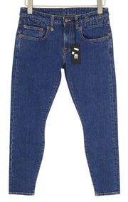 R13 Boy Women Jeans 27 Jasper Stretch Skinny Ankle Blue Denim RRP595