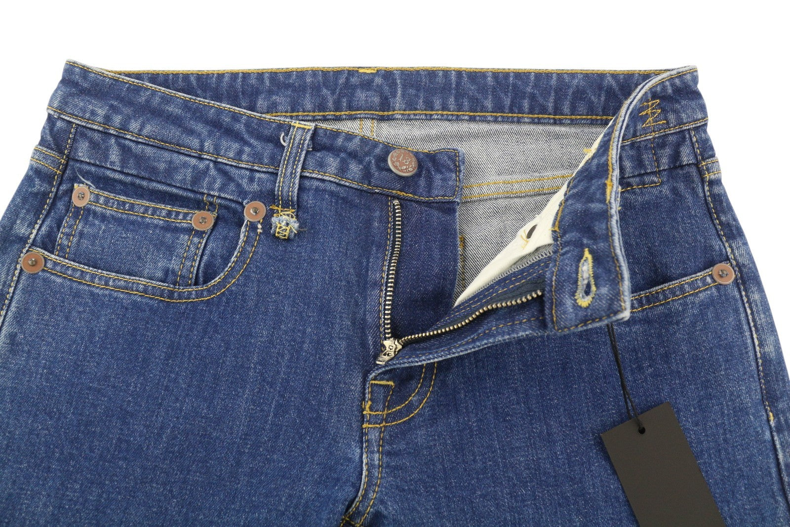 R13 Boy Women Jeans 27 Jasper Stretch Skinny Ankle Blue Denim RRP595