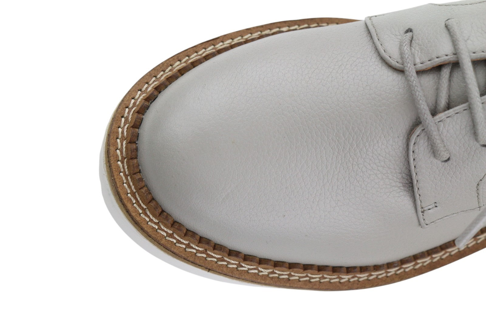 EMPORIO ARMANI X3C139 Women Shoes EU37 Grey Platform Oxford RRP226