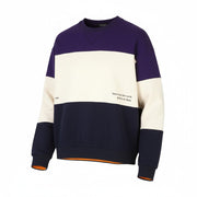 SCOTCH & SODA Men Sweatshirt L Striped Cotton Crew Neck Pull On