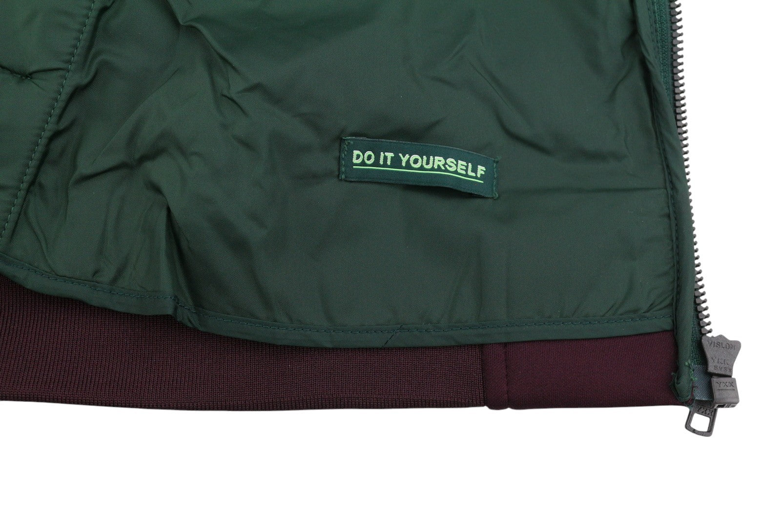 SCOTCH & SODA Men Jacket L Burgundy High Neck Unlined Full Zip Lightweight